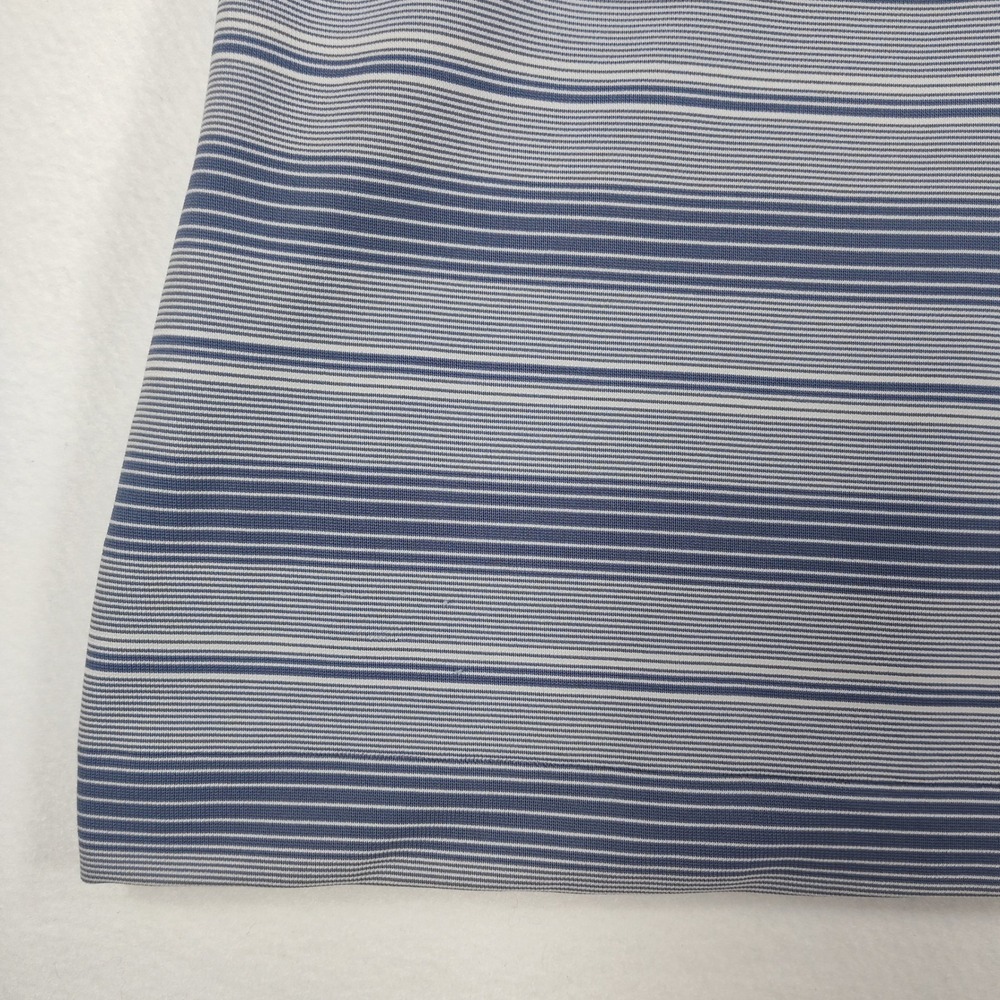 Nike Golf Fit Dry Polo Shirt Womens XL Blue White Striped Short Sleeve - Picture 7 of 11